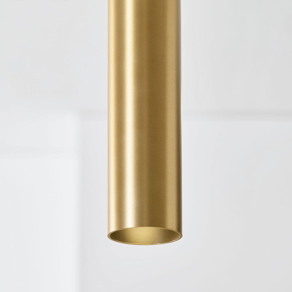 Piper Pendant | Aged Brass |  Monopoint Bulb(s) Included