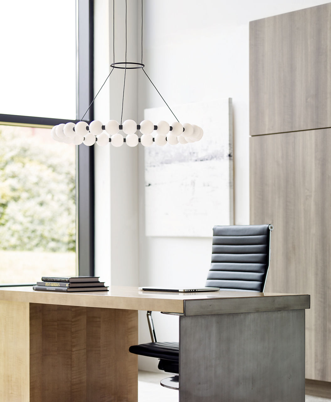 Orbet 30 Chandelier Nightshade Black 2700K 90 CRI integrated led 90 cri 2700k 120v-277v unv