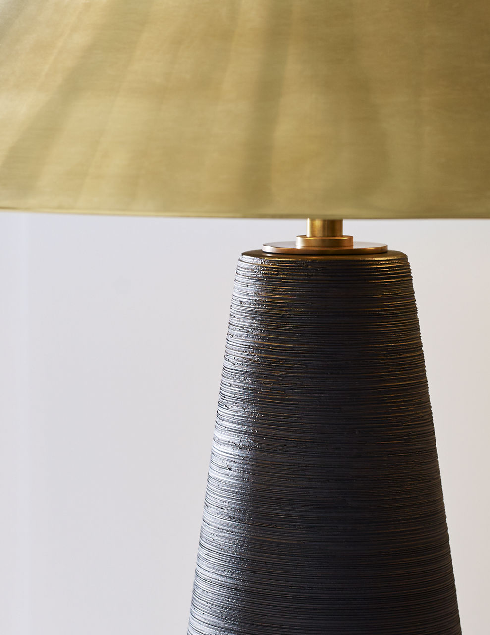 Karam Medium Table Lamp Black Natural Brass 3000K 90 CRI e26 med base a19 90 cri 3000k 120v