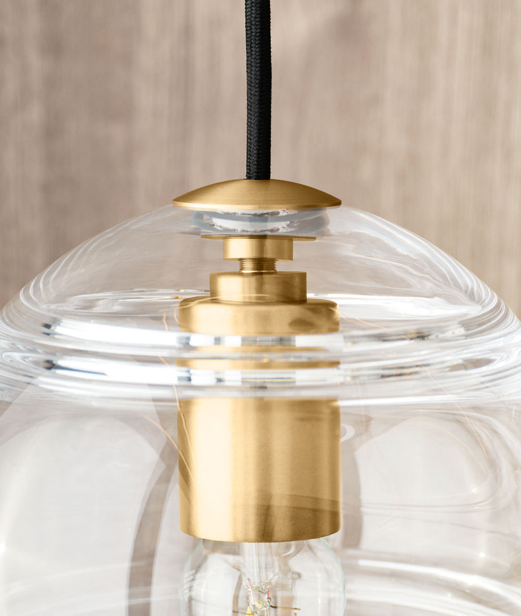Sedona Single Chandelier Single Clear Aged Brass 2700K 90 CRI t14 led 90 cri 2700k 120v