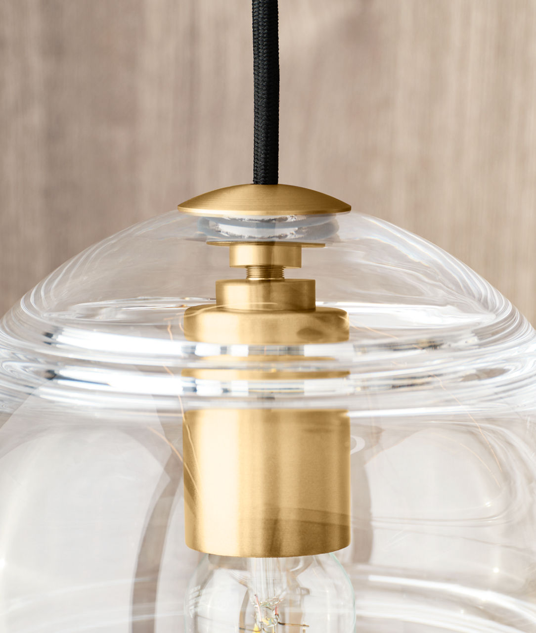 Sedona Single Chandelier Single Clear Aged Brass 2700K 90 CRI t14 led 90 cri 2700k 120v