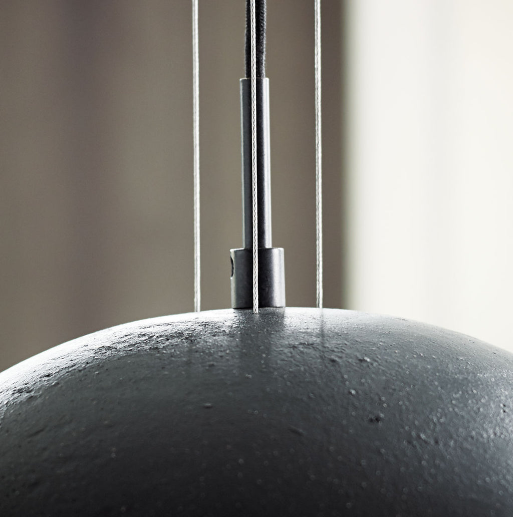 Fett Pendant | Weathered Zinc 3000K 90 CRI LED 3000K 120V