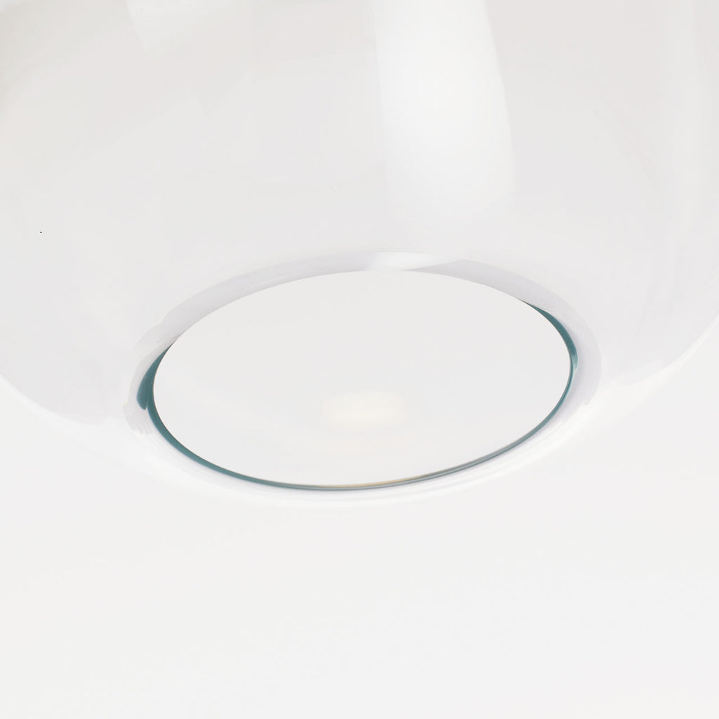 Kapoor Medium Pendant clear/Natural Brass LED 2700K 90 CRI 120-277V