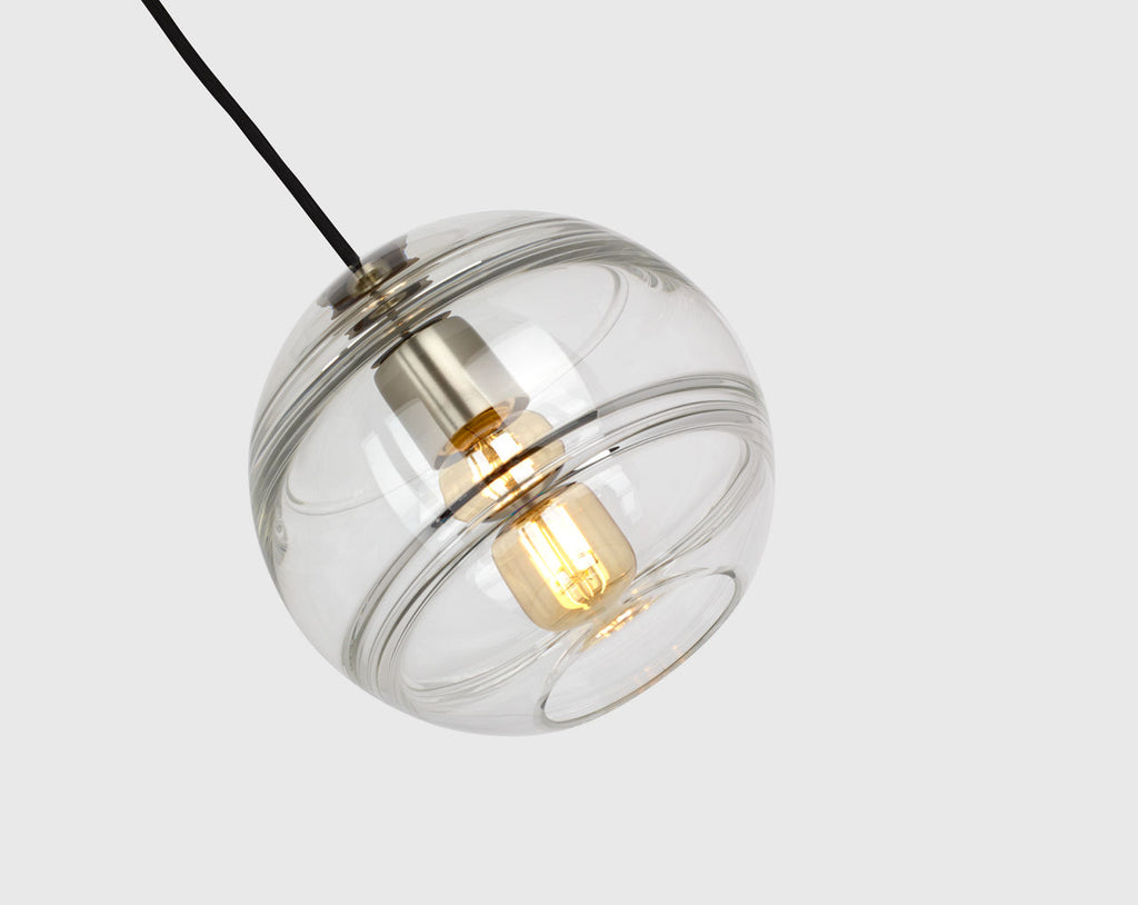 Sedona Medium Pendant Clear Aged Brass Bulb Not Included