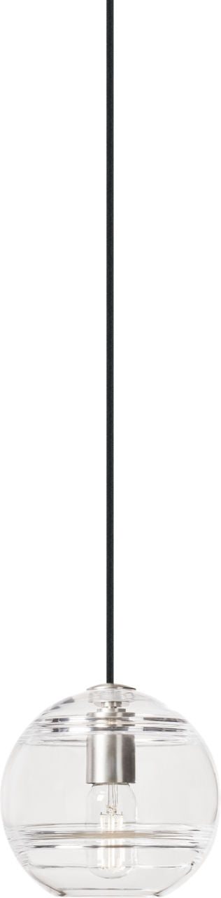 Sedona Medium Pendant Clear Satin Nickel 2700K 90 CRI led t14 90 cri 2700k 120v