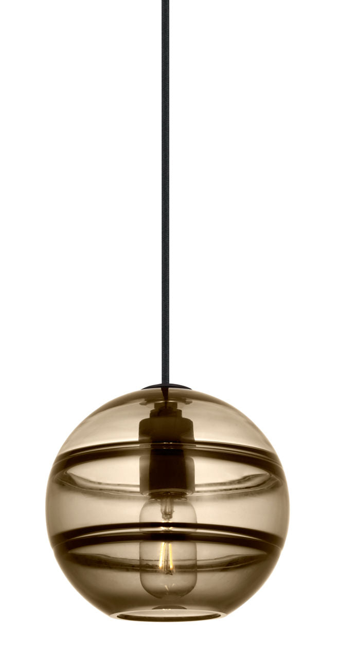 Sedona Medium Pendant Transparent Smoke Nightshade Black T14 LED 90 CRI 2700K 120V