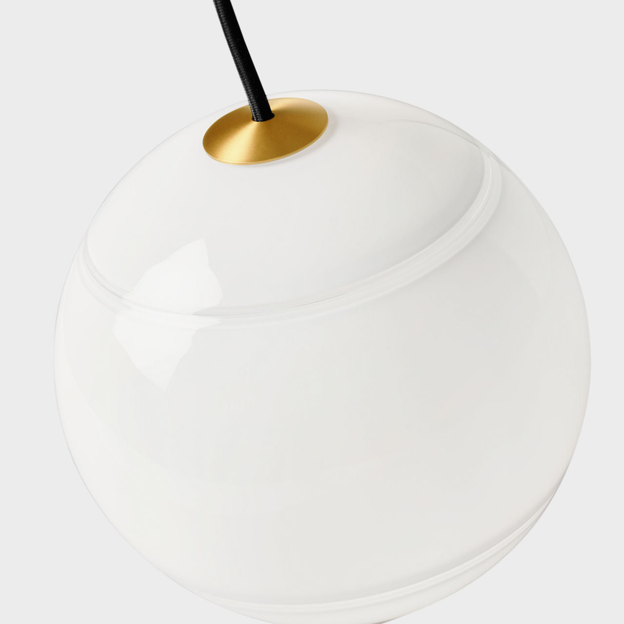 Sedona Medium Pendant | White Aged Brass Bulb Not Included
