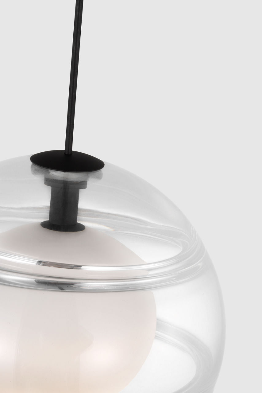 Sedona Large Pendant | Clear Nightshade Black Bulb Not Included