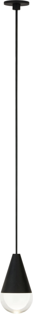 Cupola Port Alone Pendant 1 Light Port Alone Nightshade Black 3000K 90 CRI integrated led 90 cri 3000k 120v-277v unv