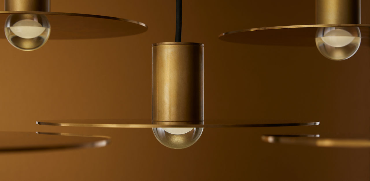 Eaves 18 Light Chandelier Natural Brass Integrated LED 3000K 90 CRI 120V