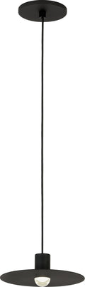 Eaves 1 Light Pendant 1 Light Nightshade Black 3000K 90 CRI integrated led 90 cri 3000k 120v-277v unv