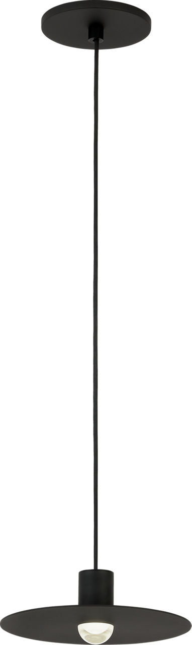 Eaves 1 Light Pendant 1 Light Nightshade Black 3000K 90 CRI integrated led 90 cri 3000k 120v-277v unv