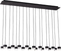 Gable 18 Light Chandelier 18 Light Nightshade Black 3000K 90 CRI integrated led 90 cri 3000k