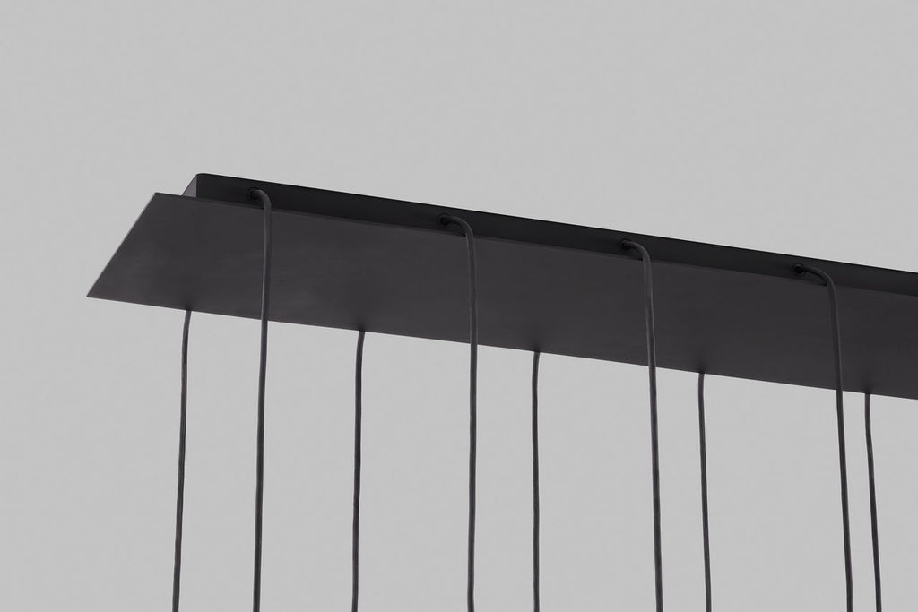 Gable 18 Light Chandelier 18 Light Nightshade Black 3000K 90 CRI integrated led 90 cri 3000k