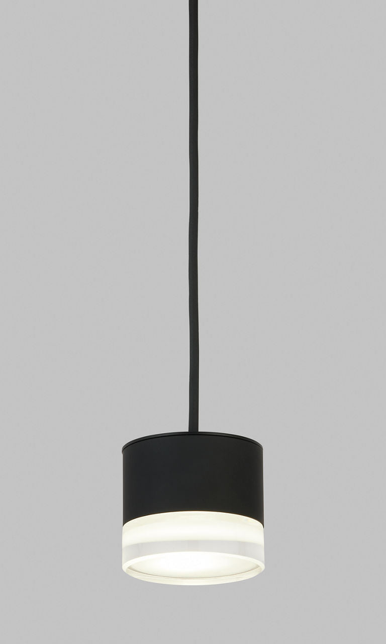 Gable 1 Light Pendant 1 Light Nightshade Black 3000K 90 CRI integrated led 90 cri 3000k 120v-277v unv
