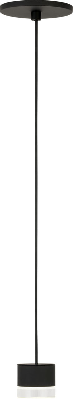 Gable 1 Light Pendant 1 Light Nightshade Black 3000K 90 CRI integrated led 90 cri 3000k 120v-277v unv