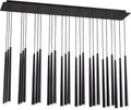 Pylon 27 Light Chandelier Nightshade Black Integrated LED 3000K 90 CRI 277V