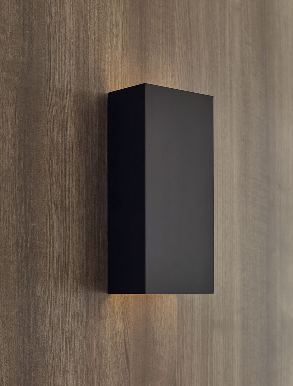 Brompton Medium Wall Sconce Nightshade Black Integrated LED 90 CRI 3000K 120-277Vunv