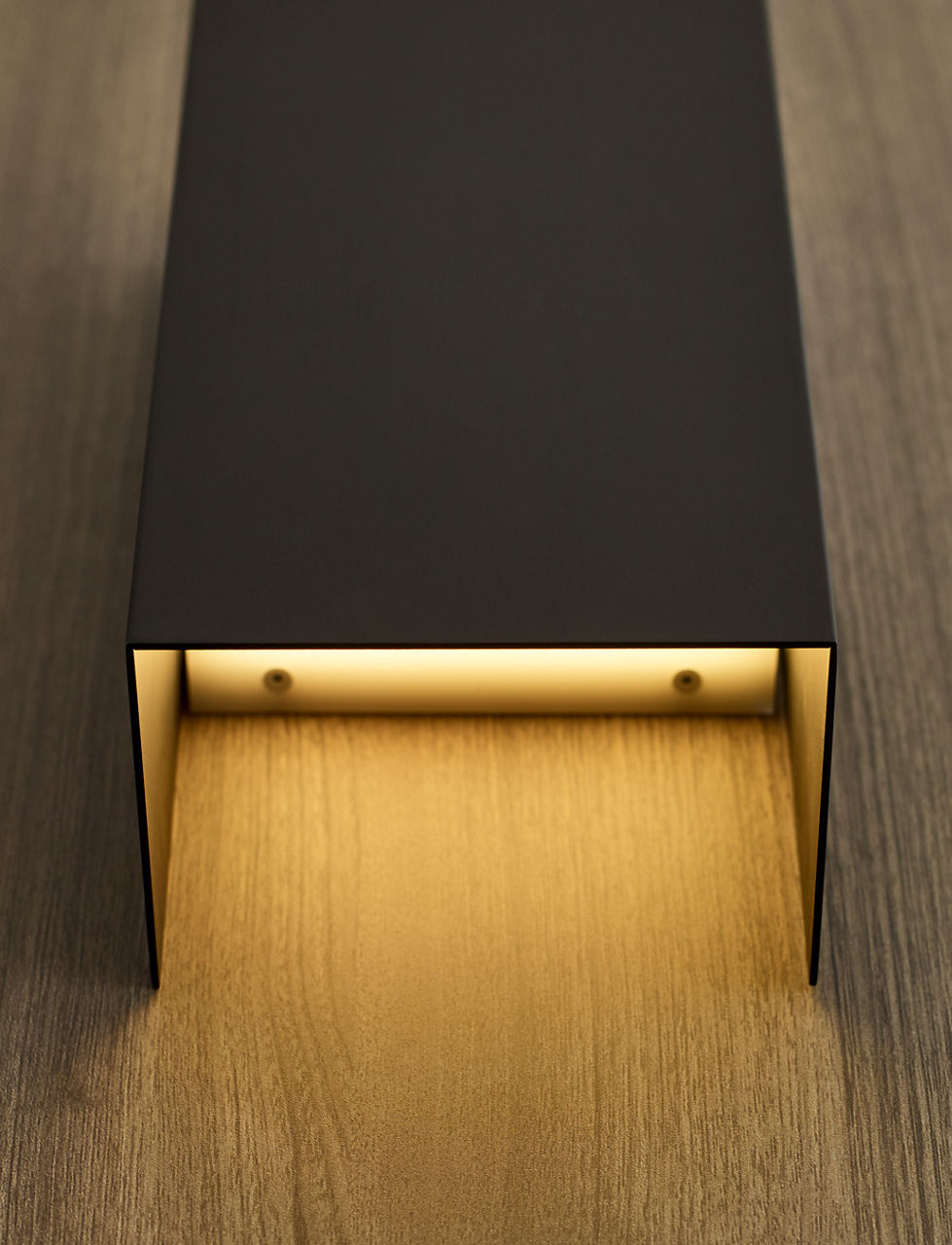 Brompton Medium Wall Sconce Nightshade Black Integrated LED 90 CRI 3000K 120-277Vunv