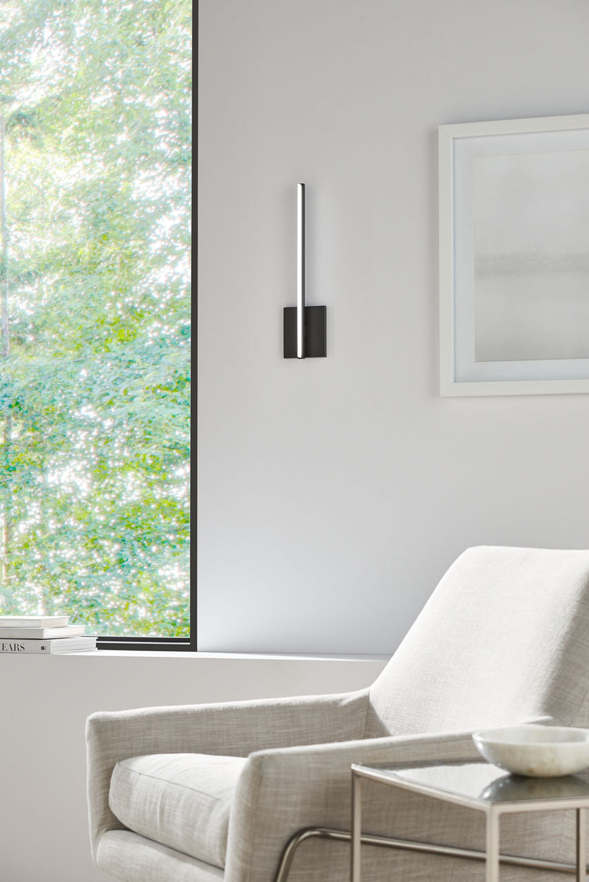 Kenway Wall Matte Black LED 90 CRI 3000K 120V