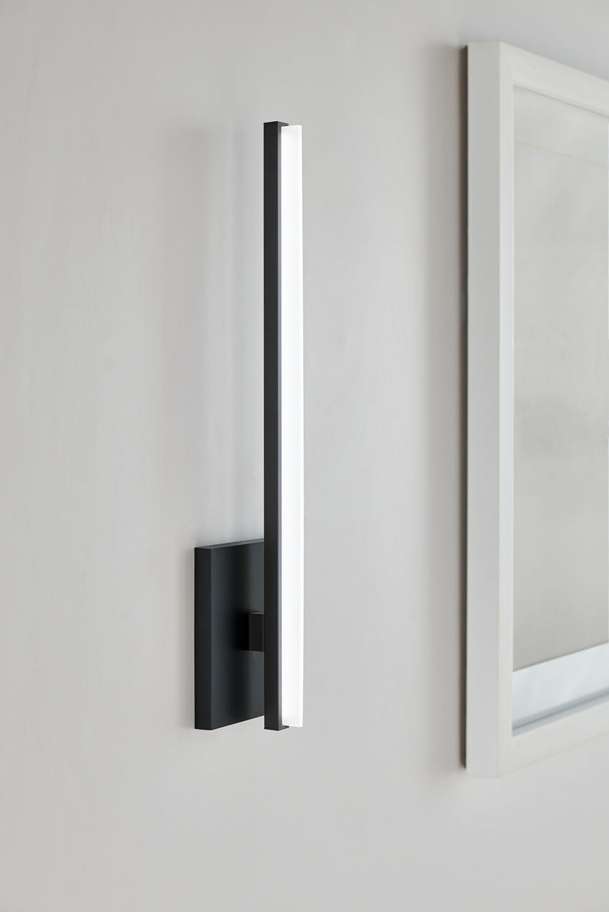 Kenway Wall Matte Black LED 90 CRI 3000K 120V