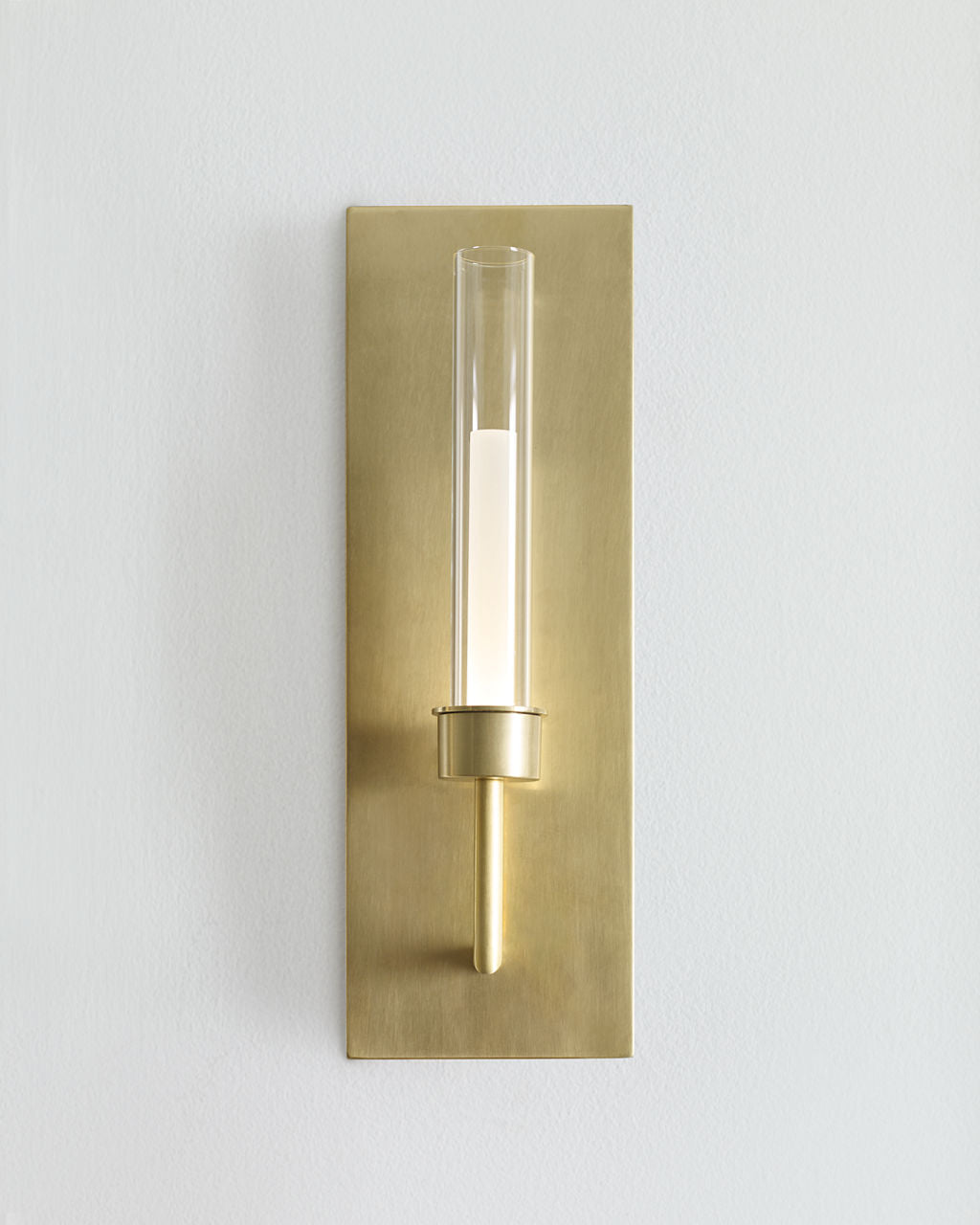 Linger Wall 1 Light Natural Brass 3000K 90 CRI integrated led 90 cri 3000k 120v (t24)