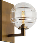 Sedona Wall Clear Aged Brass Bulb Not Included