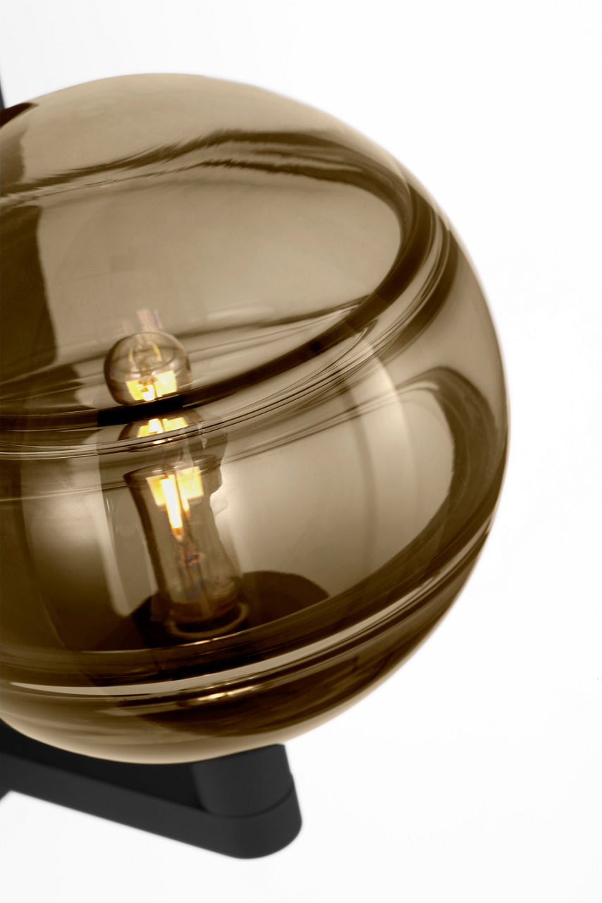 Sedona Wall Transparent Smoke Nightshade Black Bulb Not Included