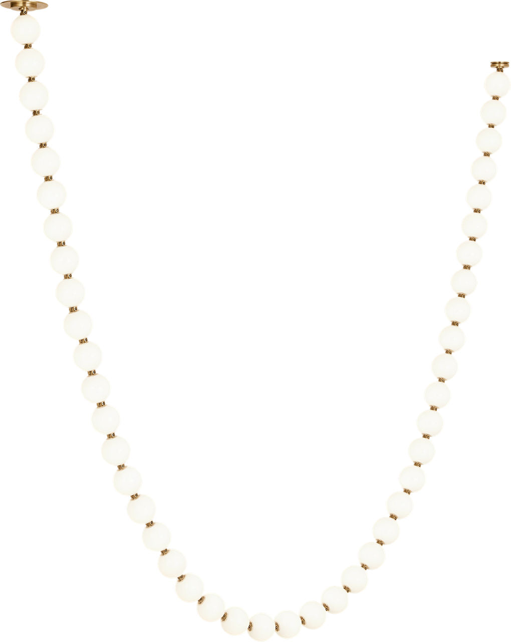 Perle 132 Chandelier | Natural Brass 3000K Remote 120V