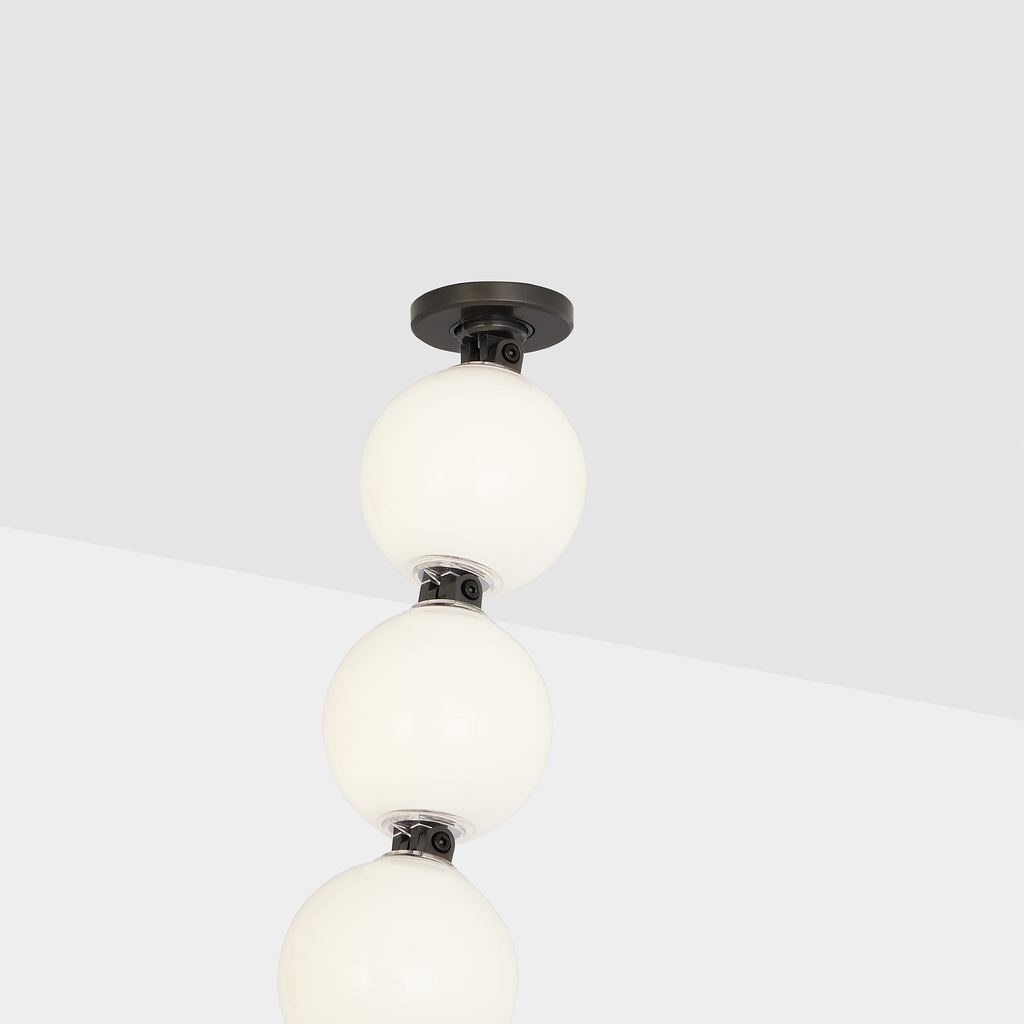 Perle 240 Chandelier | Dark Bronze 2700K Remote 120V