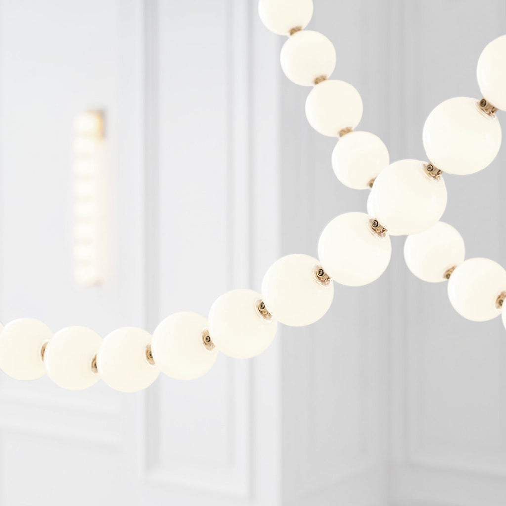 Perle 240 Chandelier | Natural Brass 2700K Remote 277V