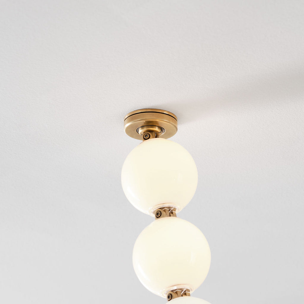 Perle 240 Chandelier | Natural Brass 2700K Remote 277V