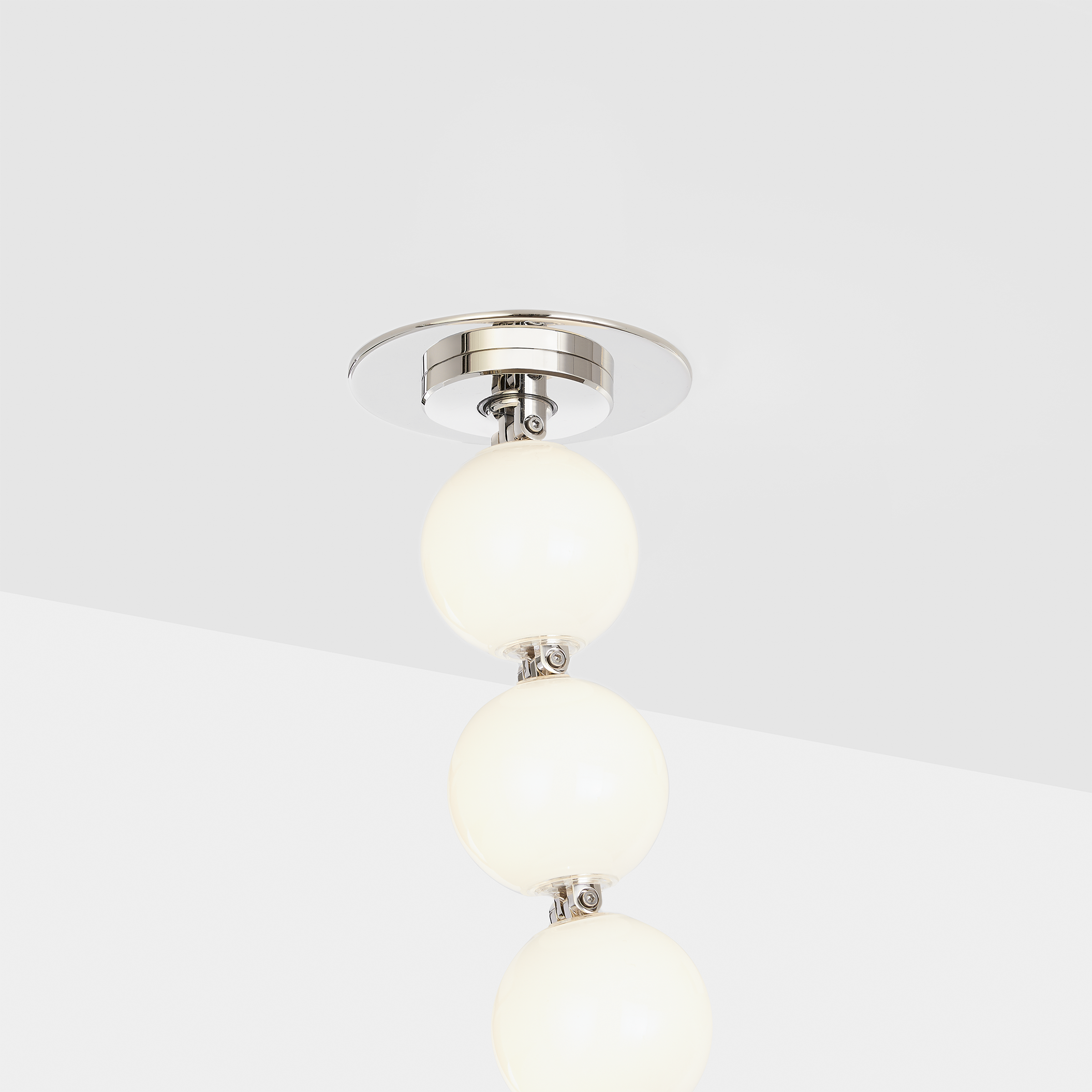 Perle 240 Chandelier | Polished Nickel 2700K Surface 120V-277V Universal