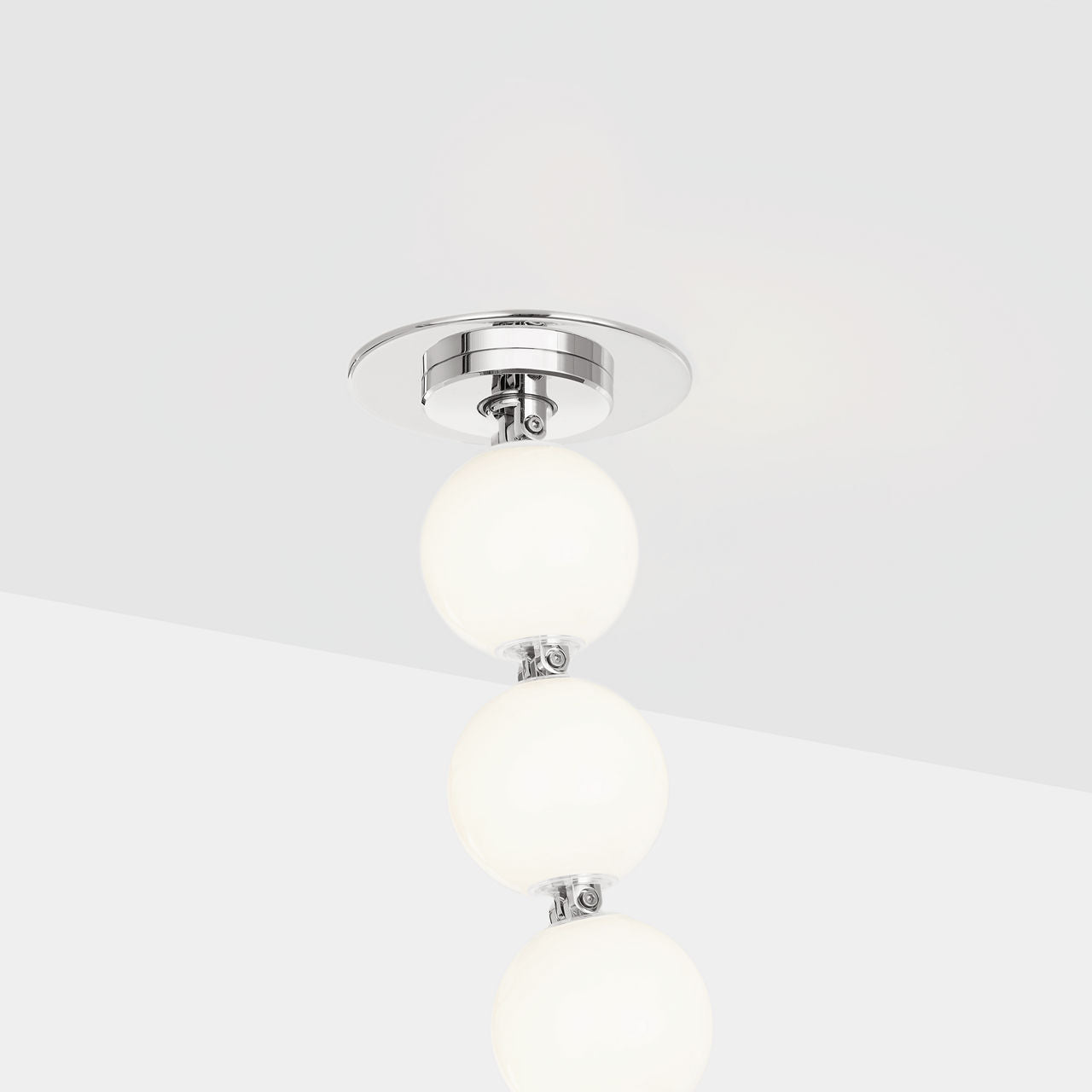 Perle 240 Chandelier | Polished Nickel 2700K Remote 120V
