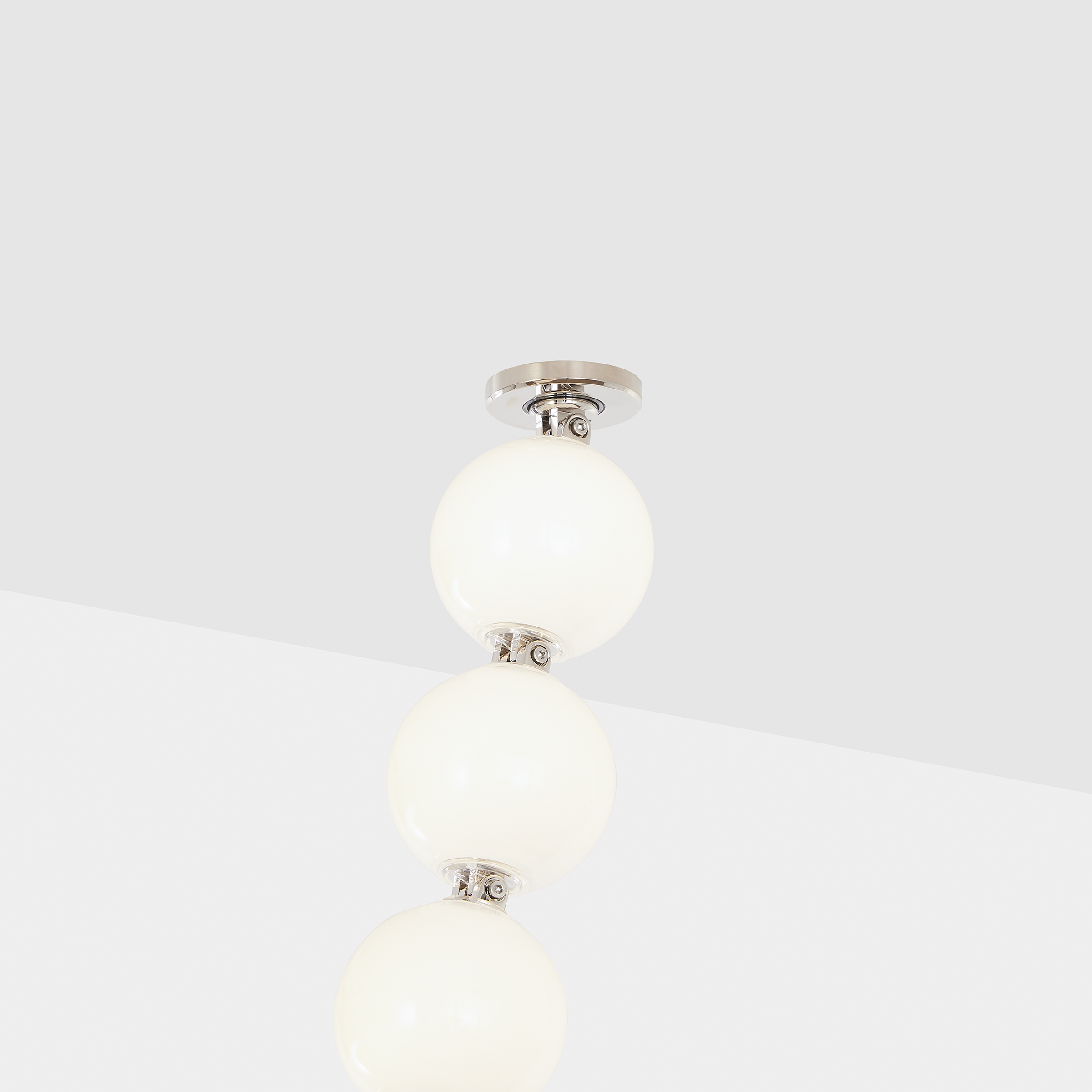 Perle 240 Chandelier | Polished Nickel 2700K Surface 120V-277V Universal