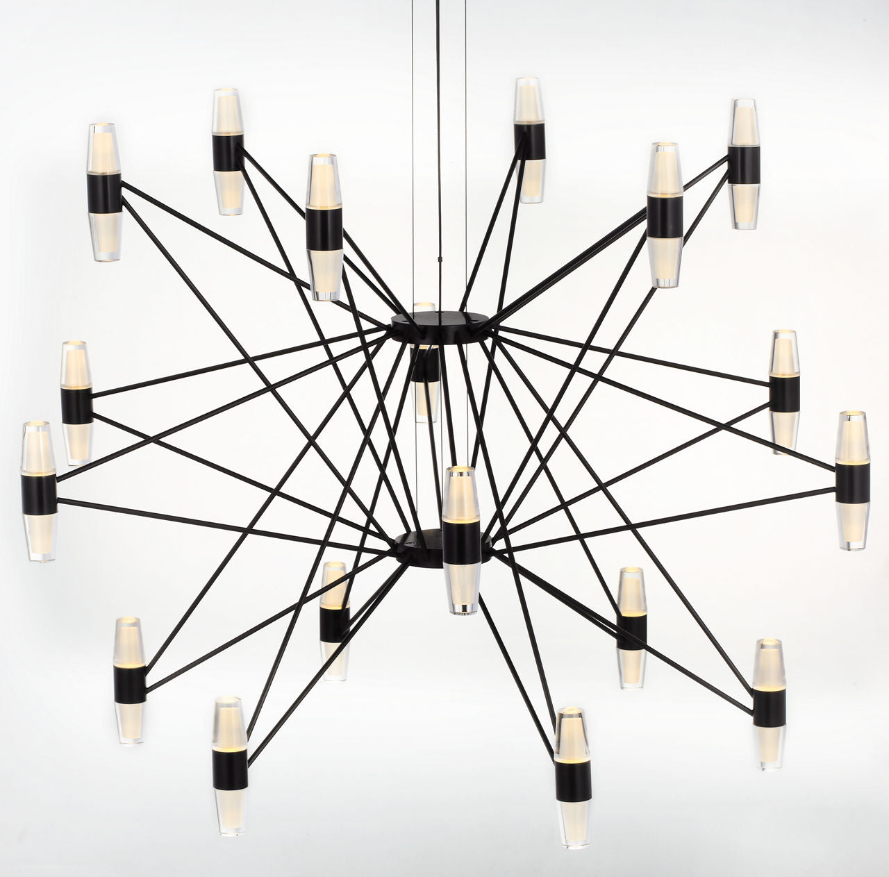 Lassell Three Tier X-Large Chandelier | Dark Bronze 2700K 120V