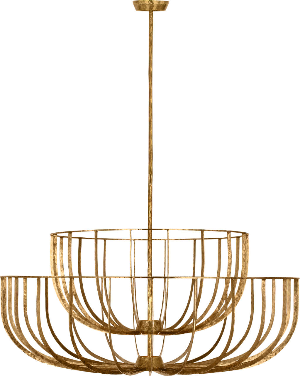 Sanchi X-Large Two Tier Chandelier Polished antique Brass 2700K 90 CRI