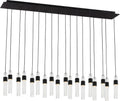 Lassell 18-Light Chandelier | Nightshade Black 2700K 120V