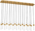 Lassell 18-Light Chandelier | Natural Brass 2700K 277V