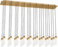 Lassell 27-Light Chandelier | Natural Brass 2700K 277V