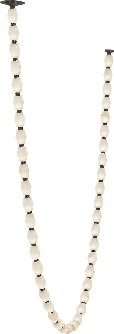 Collier Alabaster 132 Chandelier | Polished Nickel 3000K Remote 120V