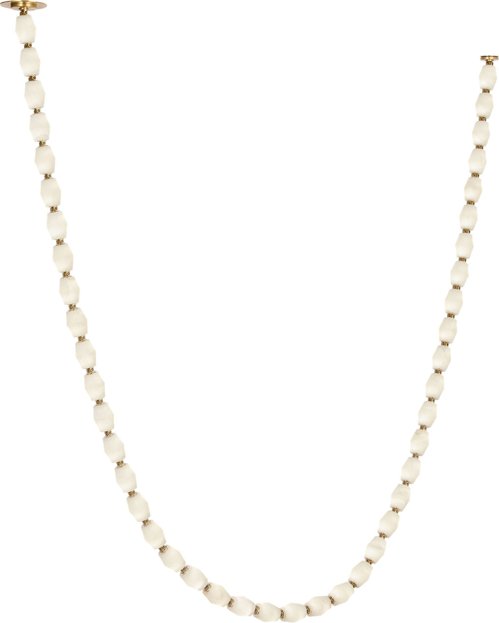 Collier Alabaster 132 Chandelier | Hand-Rubbed Antique Brass 3000K Remote 277V