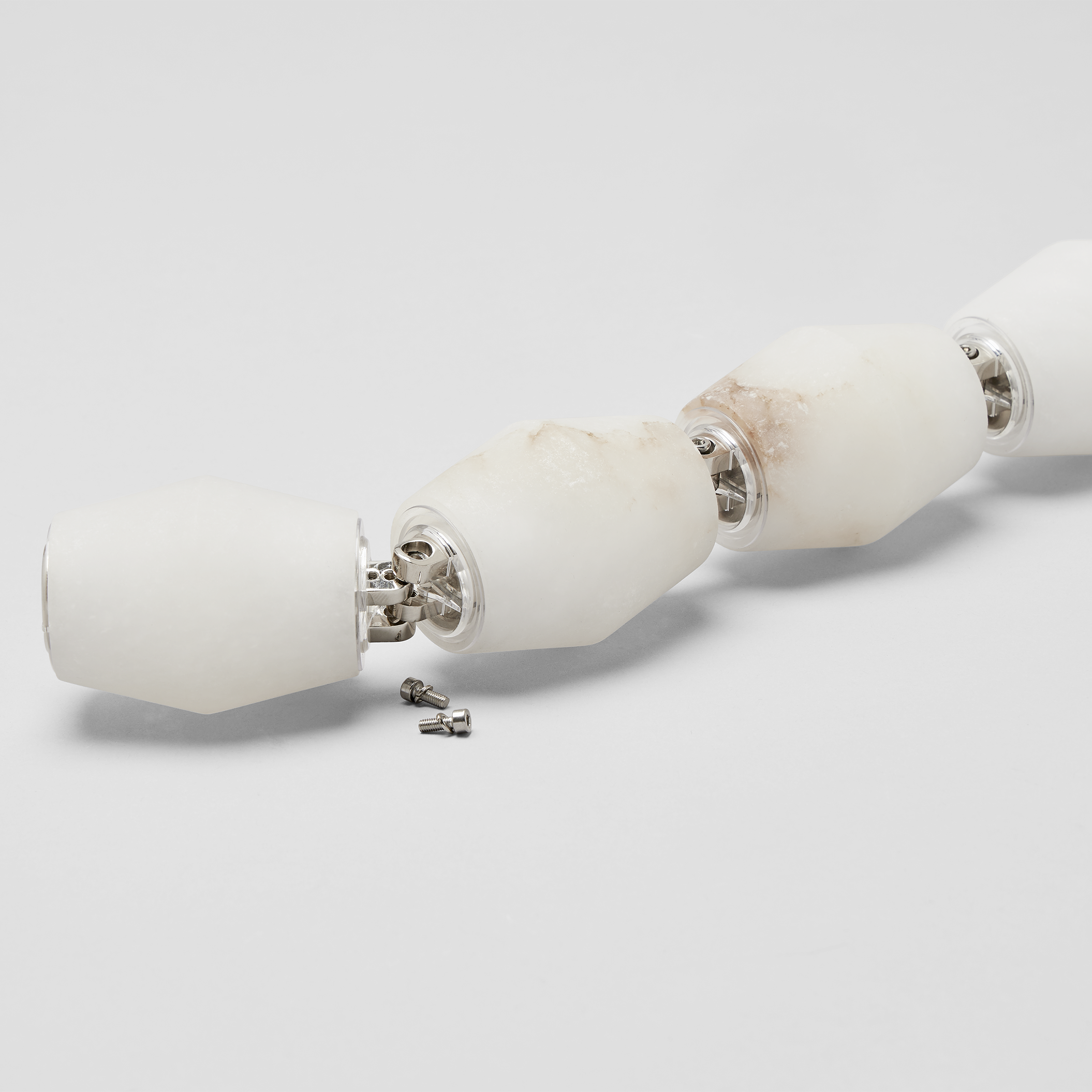 Collier Alabaster 132 Chandelier | Polished Nickel 2700K Surface 120V-277V Universal