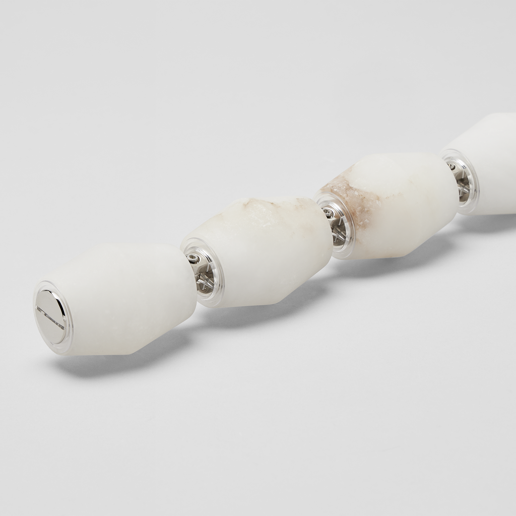 Collier Alabaster 132 Chandelier | Polished Nickel 2700K Surface 120V-277V Universal