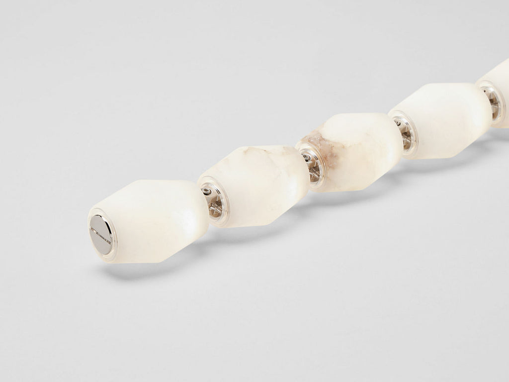 Collier Alabaster 132 Chandelier | Polished Nickel 3000K Surface 120V-277V Universal