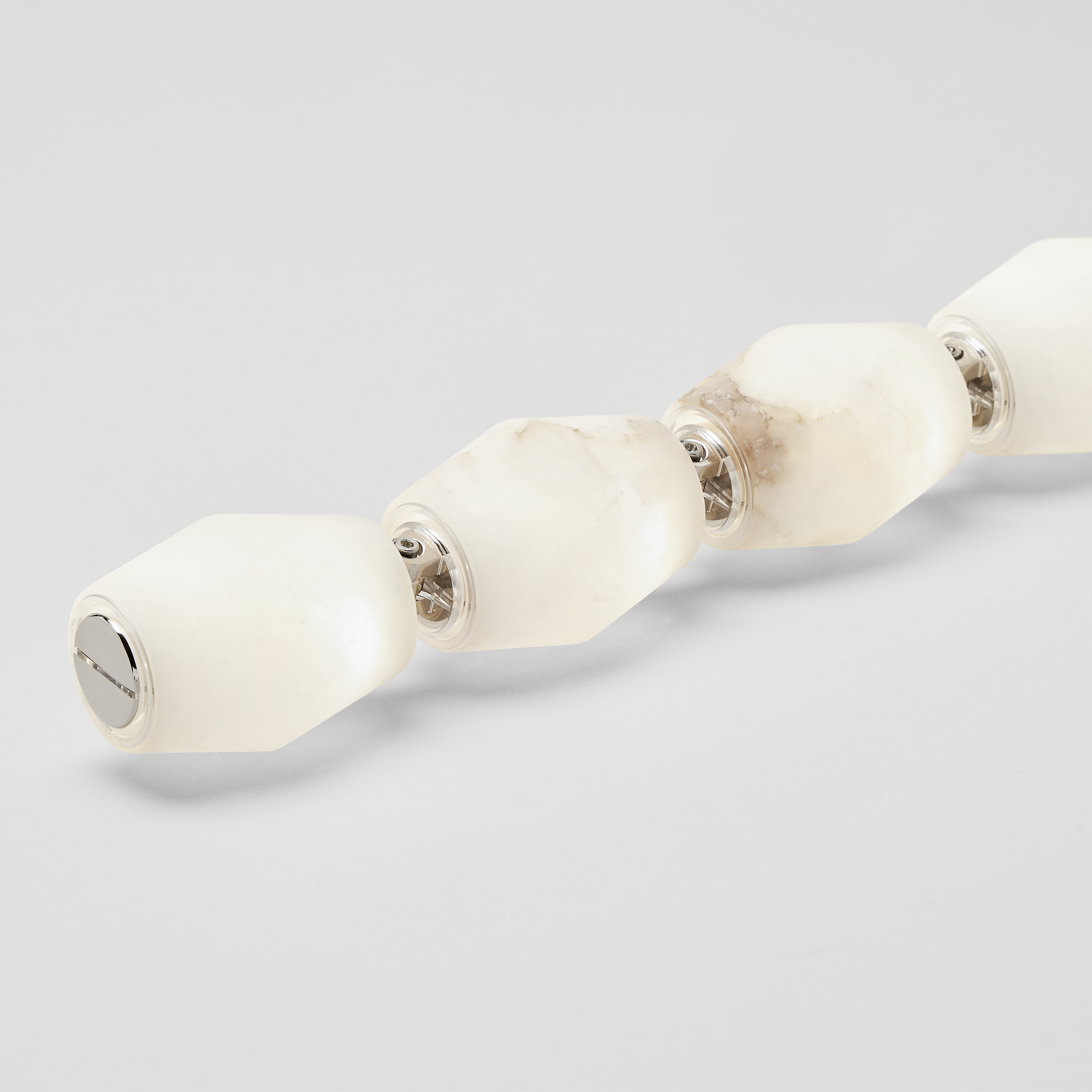 Collier Alabaster 132 Chandelier | Polished Nickel 2700K Surface 120V-277V Universal