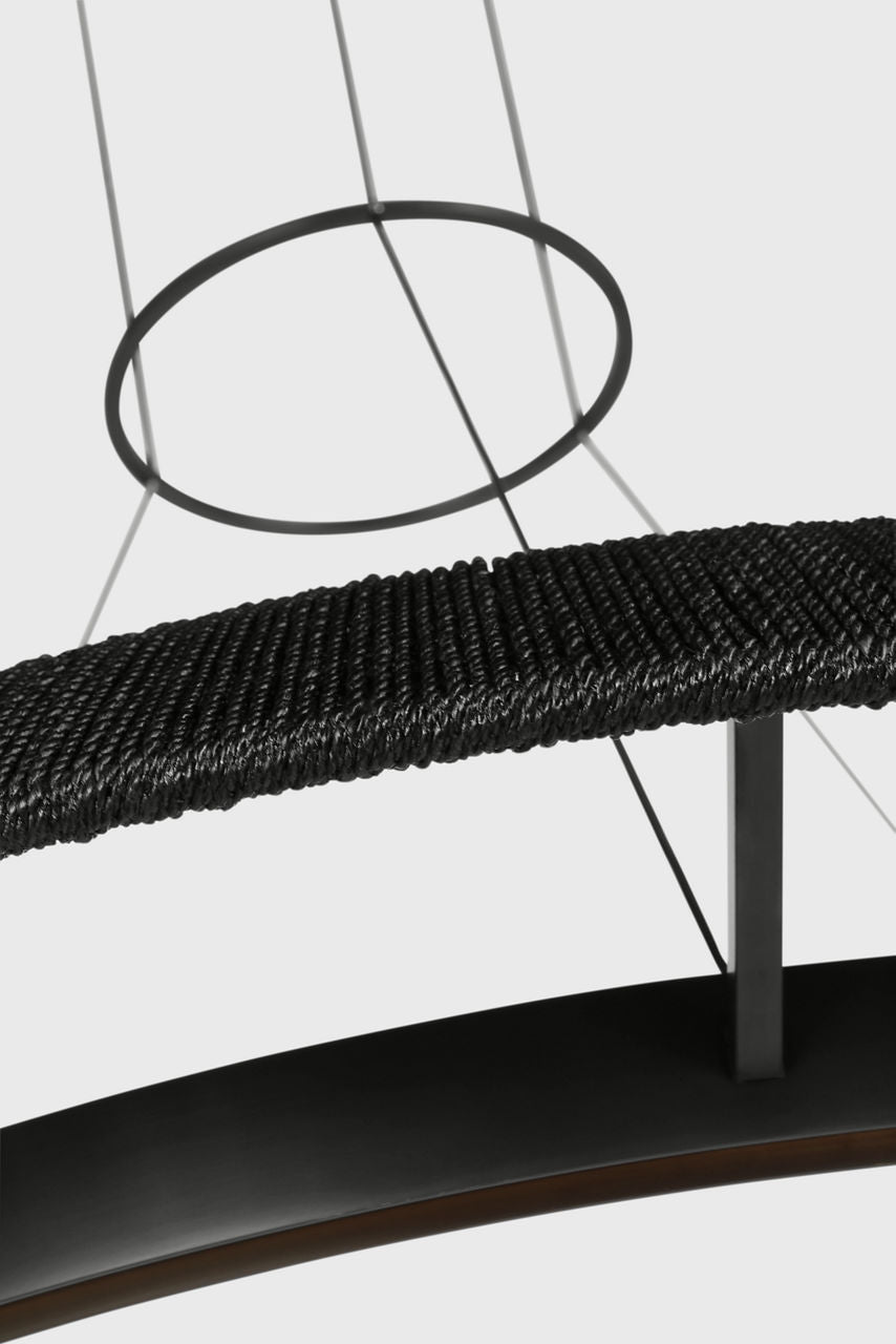 Noa Large Chandelier Washed Black Bronze 2700K 90 CRI