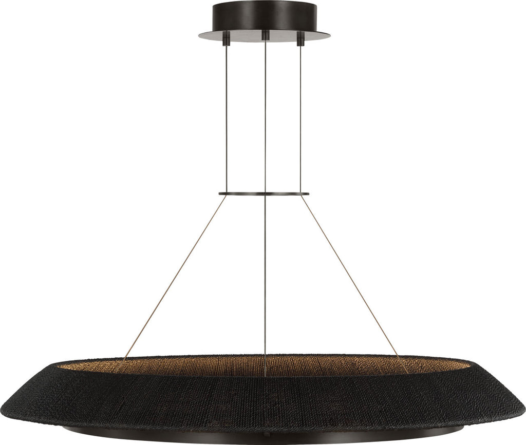 Noa Large Chandelier Washed Black Bronze 2700K 90 CRI