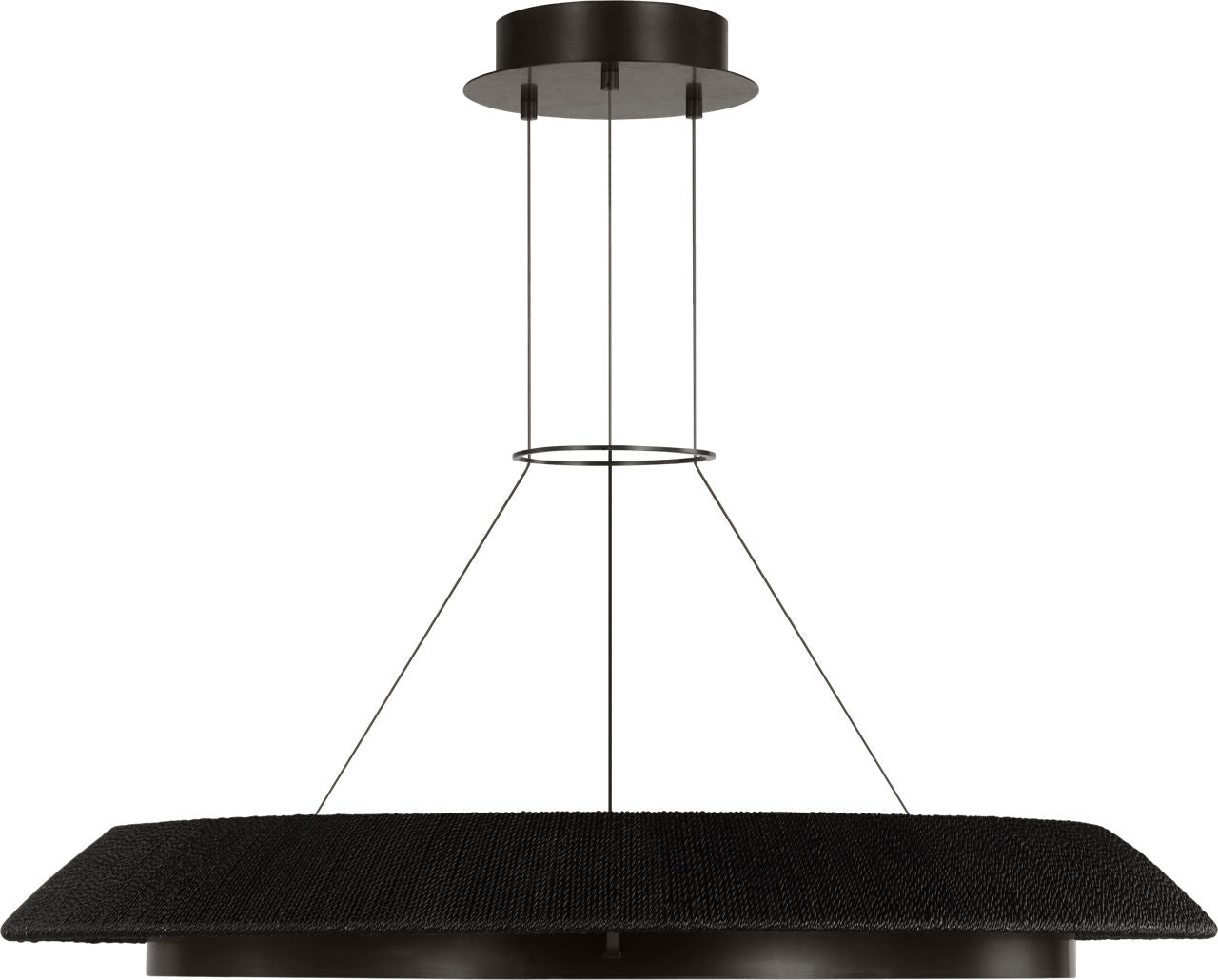 Noa Large Chandelier Washed Black Bronze 2700K 90 CRI