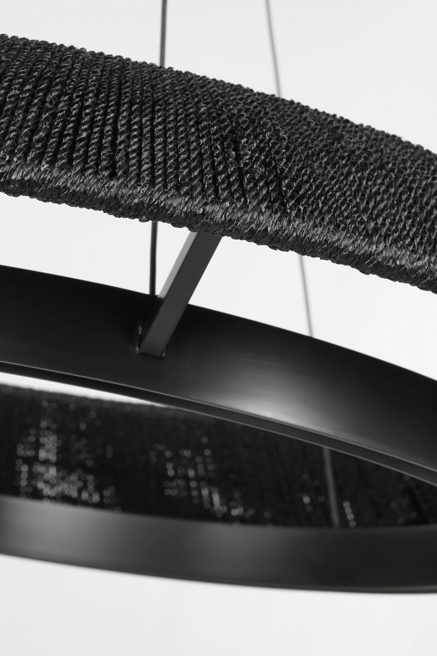 Noa Medium Chandelier Washed Black Bronze 2700K 90 CRI